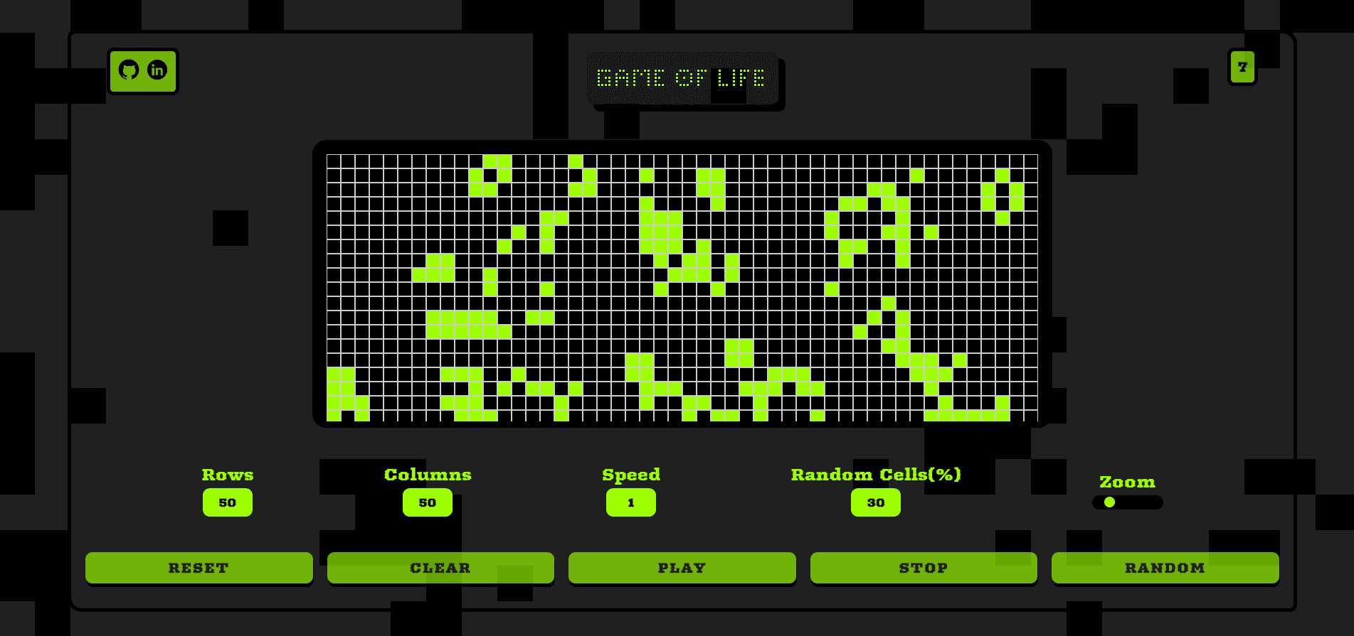 Game of Life Screenshot